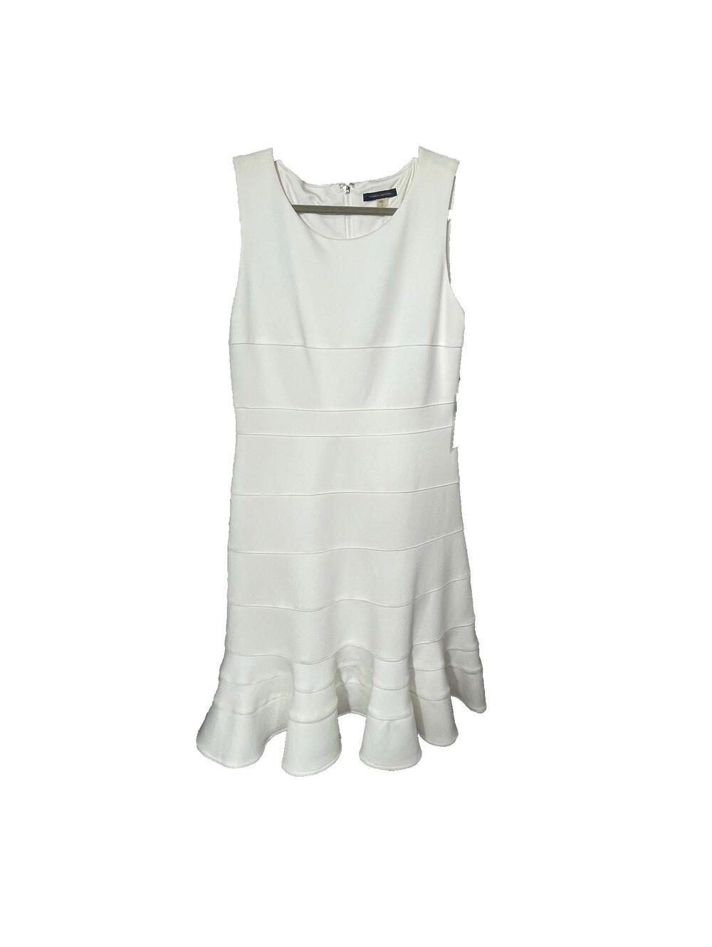 NWT Tommy Hilfiger White A-Line Sleeveless Dress Sz 8 - Classic Style (Read)